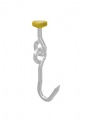 Stainless steel straight meat hook