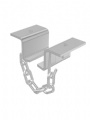 Stainless steel support fixing rail meat with chain