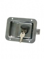 Zinc plated recessed lock with zinc plated pin